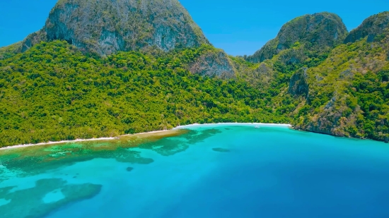 Water, Landscape, Mountain, Beach, Sky, Sea