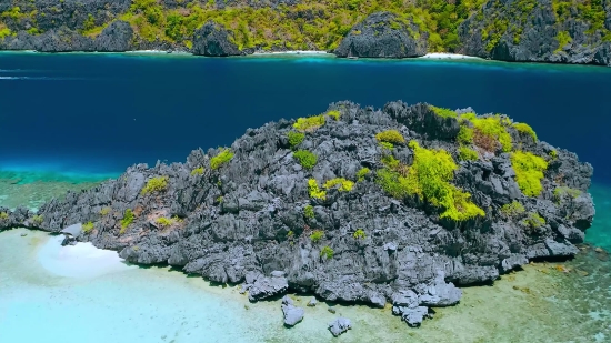 Water, Landscape, Rock, Mountain, Sea, Forest