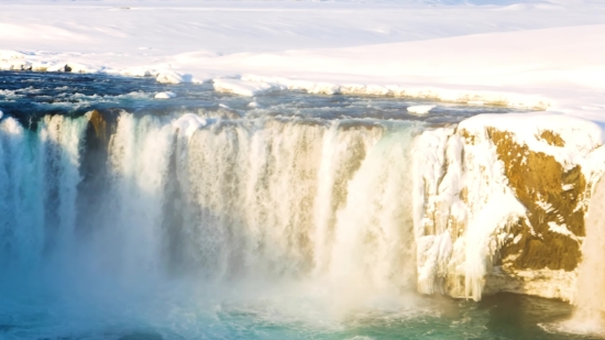 Water, Ocean, Waterfall, Landscape, Sea, Beach