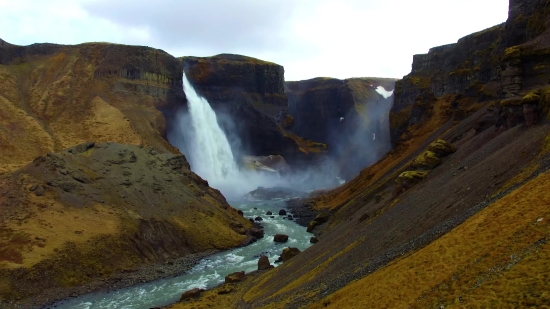 Water, River, Canyon, Waterfall, Cliff, Landscape