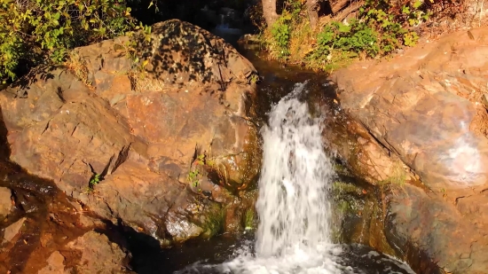 Waterfall, River, Spring, Stream, Water, Rock