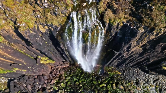 Waterfall, Wilderness, River, Stream, Rock, Water