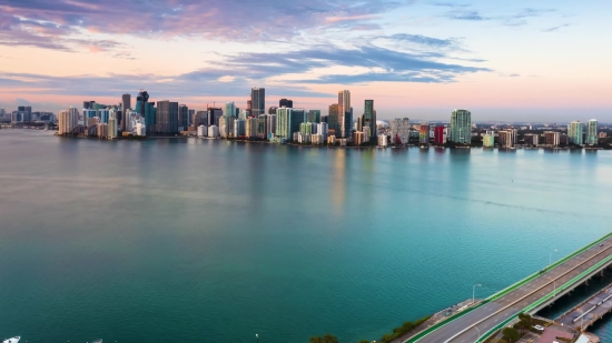 Waterfront, City, Skyline, Cityscape, Water, Architecture