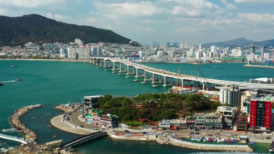 Waterfront, City, Water, Ship, Travel, Sea