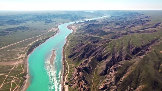 World Stock Footage, Promontory, Natural Elevation, Geological Formation, Shoreline, Sea