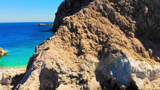 Youtube Free Background Video, Promontory, Geological Formation, Natural Elevation, Ocean, Sea